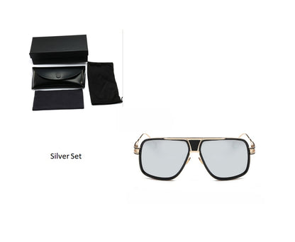 Solglasögon män varumärken Designer Sun glasögon kör Oculos De Sol Masculino Grandmaster Square Solglass