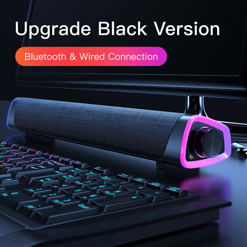 Kompatibel med Apple, 4D datorhögtalare stereoljud subwoofer Bluetooth-högtalare för Macbook bärbar dator musikspelare trådbunden högtalare