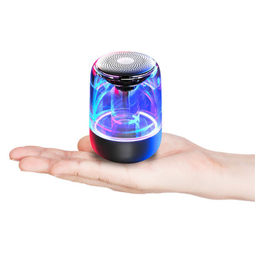 Bärbara högtalare Bluetooth-pelare Trådlös Bluetooth-högtalare Kraftfull basradio med LED-ljus i variabel färg