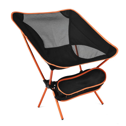 Chaise pliante ultralégère de voyage, chaise de Camping en plein air à charge élevée, Portable, plage, randonnée, pique-nique, siège d'outils de pêche