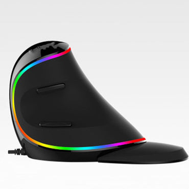 Vertikal ergonomisk Snail RGB anti-mus handkopplad mus