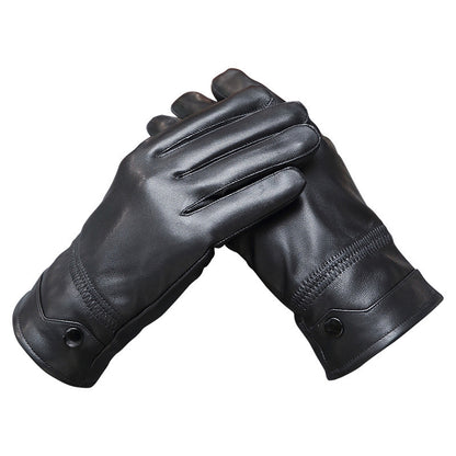 Men's leather gloves