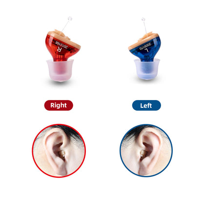 Q10 Hearing Aids Audifonos For Deafness Elderly Adjustable Micro Wireless Mini Size Invisible Hearing Aid Ear Sound Amplifier