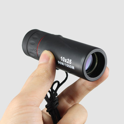 Ortable Monocular 10x25 High-definition Night Vision Pocket Mini Photo Single Pass-Through Glasögon utomhus