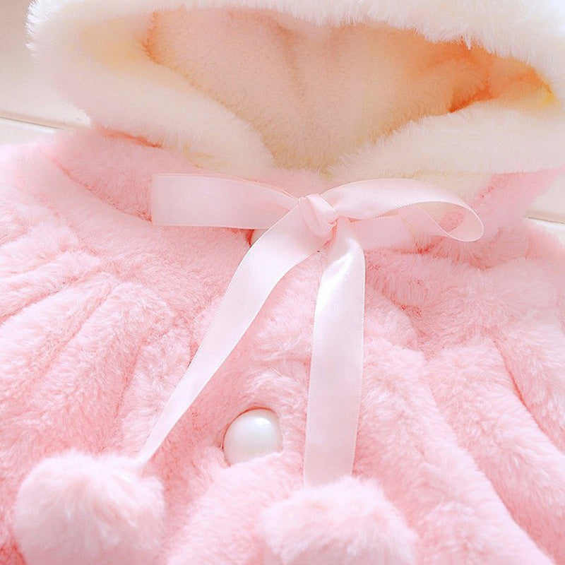 Samantha Rabbit Hood Coat