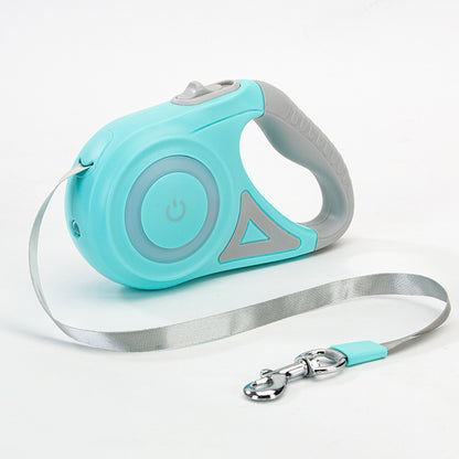 Laisse rétractable pour chien et collier pour chien, projecteur automatique, corde de Traction pour chien et chat, produit pour petits et moyens chiens