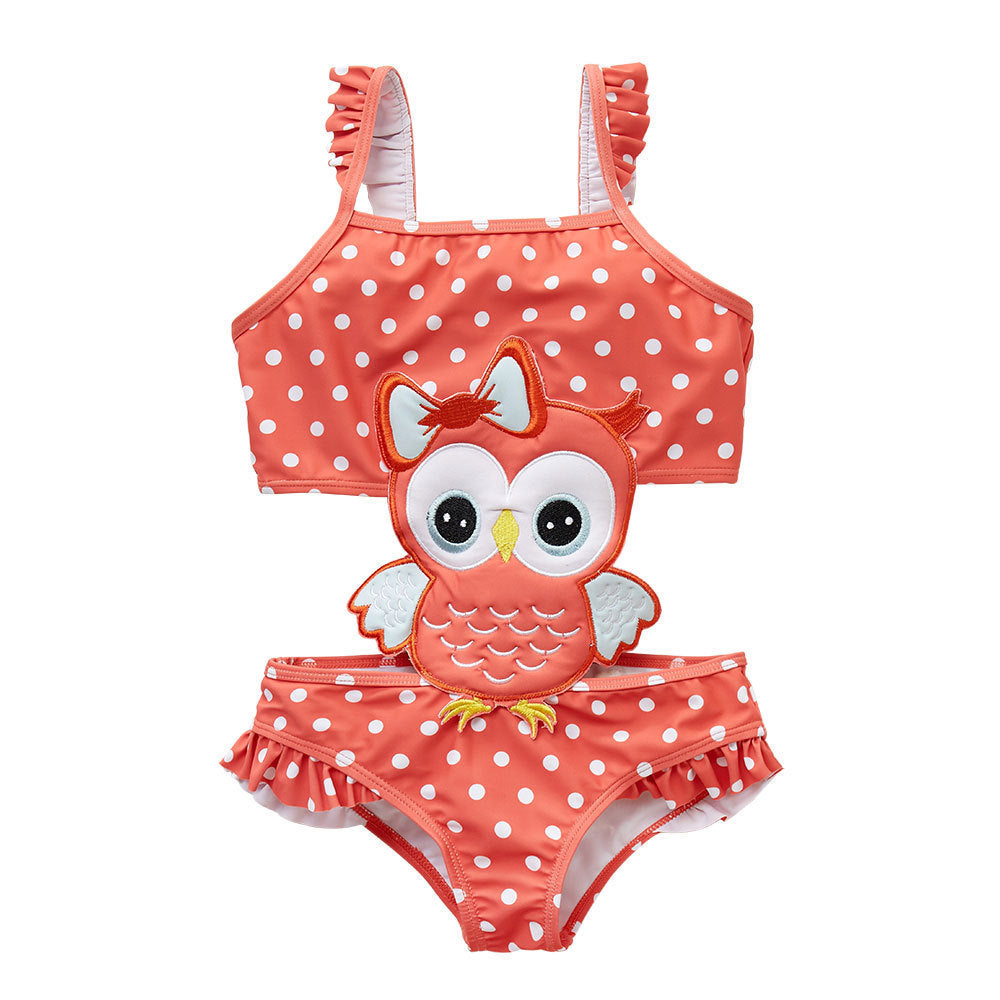 Baby Girls Swimwear Watermelon Swimsuit Swimming Beach Bathing Bikini Cute Summer One-piece Swimming Costume