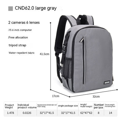 Casual DSLR Camera Bag Solid Color Nylon Camera Bag