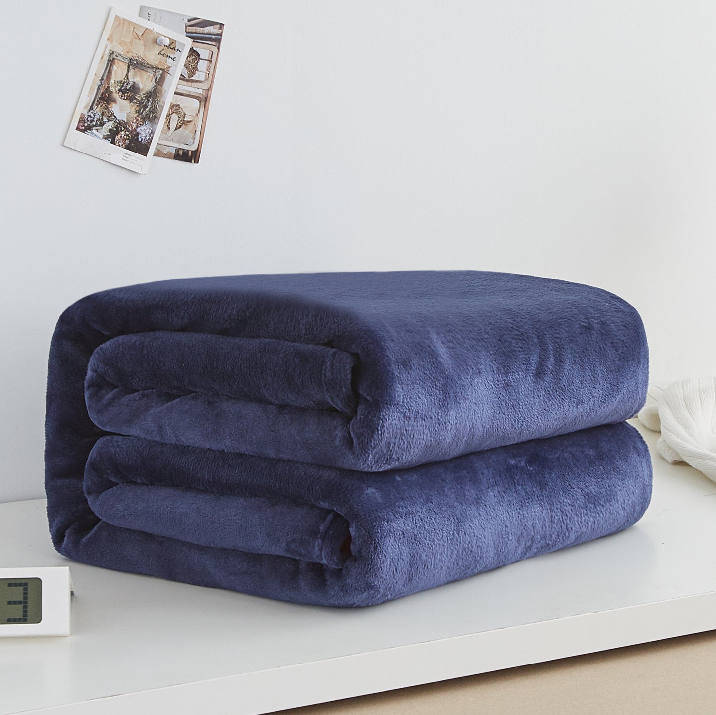 Flanellfilt korall filt