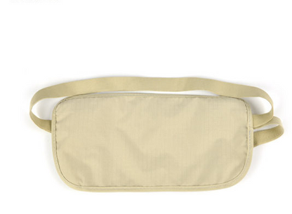 Zippered Waist Security Pouch With Coolmax Fabric