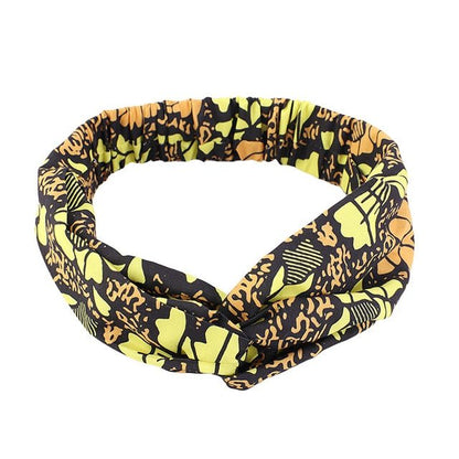 African Pattern Print Headband For Women Twist Style