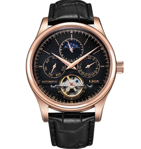 Montre mécanique montre pour hommes montre d'affaires décontractée