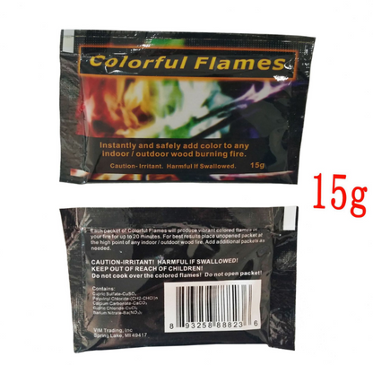 25 Gram Color Enamel Powder Flame Dyeing Powder Party Carnival Party Activities