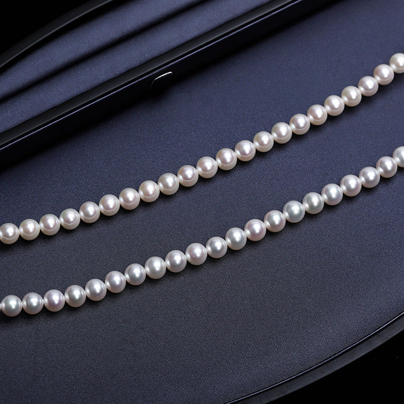 Pearl necklace.