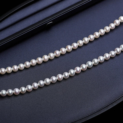 Pearl necklace.