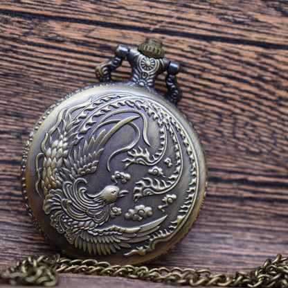 Pocket watch with Phoenix cross