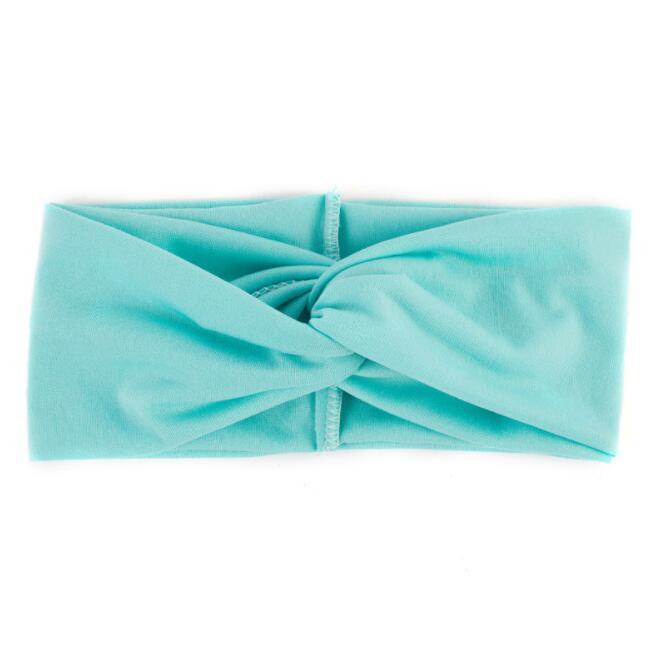 Turban headband women twist elastic headband head band sport yoga headband headdress headwrap girls hair accessories