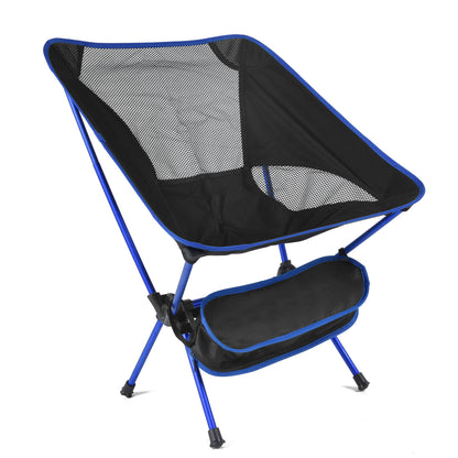 Chaise pliante ultralégère de voyage, chaise de Camping en plein air à charge élevée, Portable, plage, randonnée, pique-nique, siège d'outils de pêche