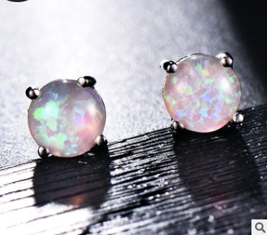 Personalized All-Match Opal Opal Fashion Earrings Earrings Female Earrings Earrings