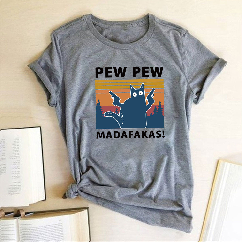 Kortärmad Pew Maddakas T-shirt Europeisk storlek Topp