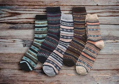 Winter Thick Warm Stripe Wool Socks