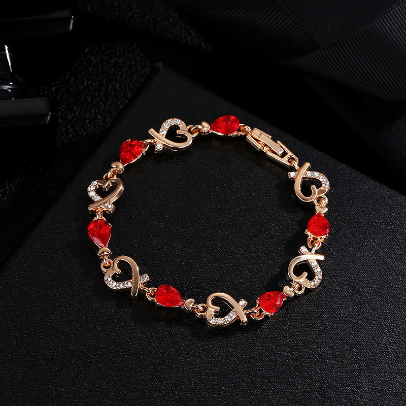 Strasskristallarmbandsmycken present till kvinnor