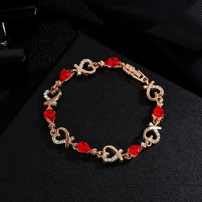 Strasskristallarmbandsmycken present till kvinnor