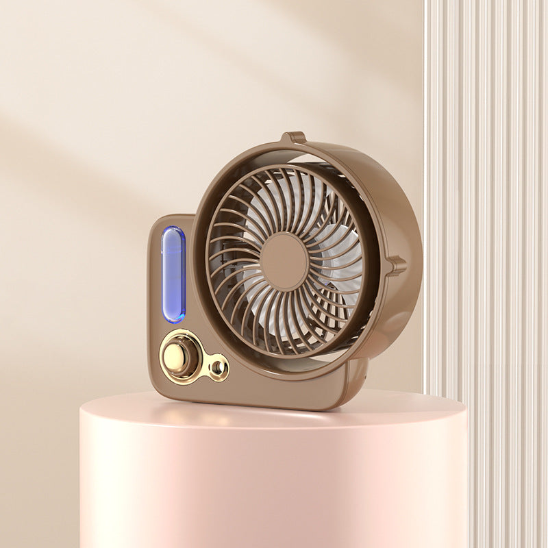 Desktop Spray Humidifier Mini Fan Household Portable Fan