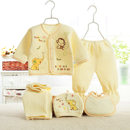 Baby underwear five-piece warm clothes