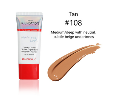 Matt, Silky, Tube Liquid Foundation, Damprodukter