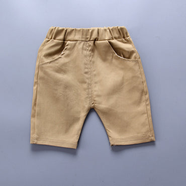 Anchor Printed Boy Boy Suit - Korean Short Sleeve Spring Summer Children's Wear