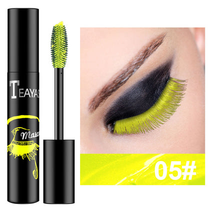 Färg fluorescerande mascara