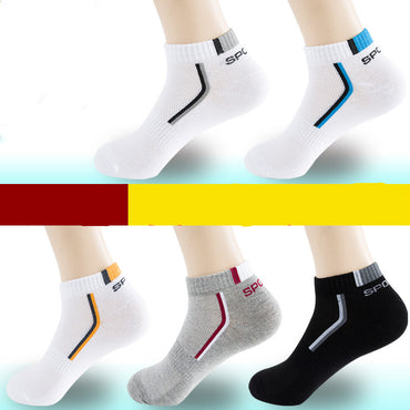 Chaussettes hommes chaussettes coton chaussettes quatre saisons personnalité respirant sueur