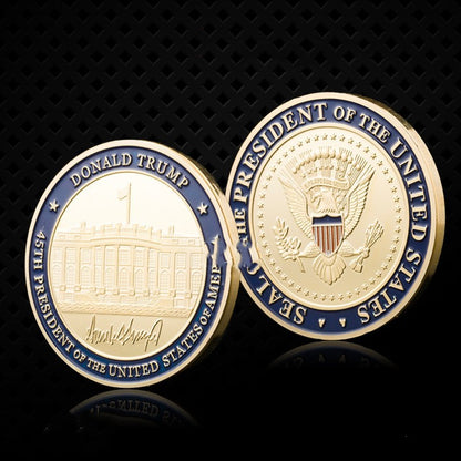 Collectible Coin Craft Trump Gold Coin Coin Commemorative Coin Badge