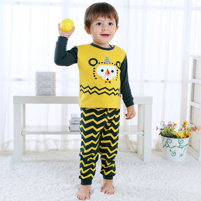 Children's Home Wear Long Sleeve Baby Thermal Pajamas Baby Underwear Set