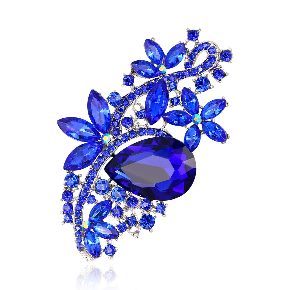 Strass Brosch Akryl Verre Broche Pin Kläder Broche Broche Broche Klädd