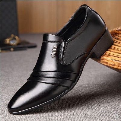 Chaussures en cuir pour hommes, chaussures d'été respirantes pour hommes