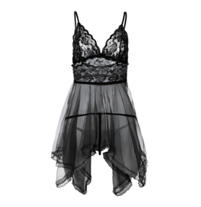 Sexy Lingerie Front Slit Nightdress - Elegant Design