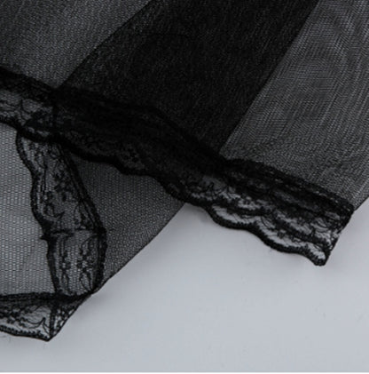 Sexy Lingerie Front Slit Nightdress - Elegant Design