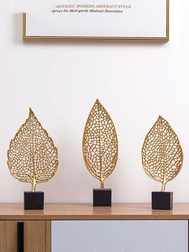 Light Luxury Nordic Lucky Leaf Fortune Tree Home Decoration Decoration