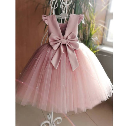 European And American Birthday Flower Girl Princess Dress Flower Girl Dress Girl long