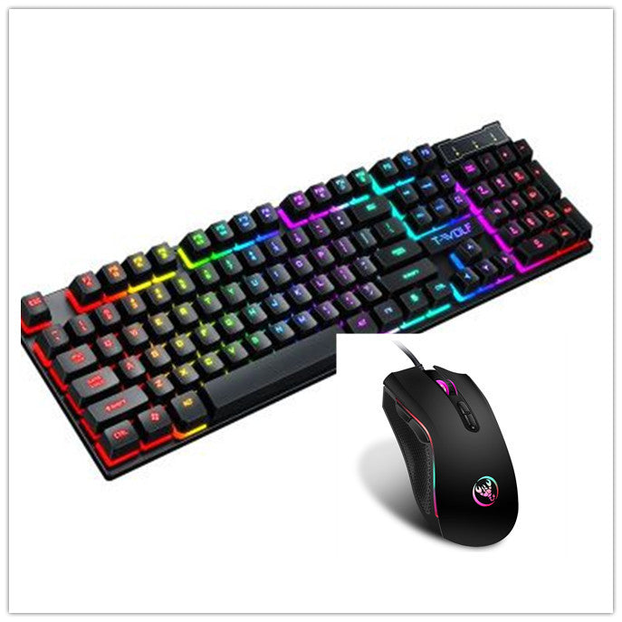 Gaming Usb Luminous Wired Keyboard Flytande Manipulator 