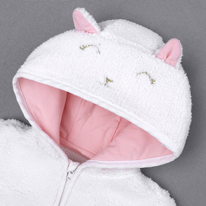 Boys And Girls Hooded Jackets, Children's Baby Long-Sleeved Zipper