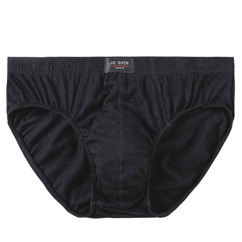 Bomullsunderkläder, Herrunderkläder, Andningsbyxor, Large Fat Man Mid-Wist Underwear