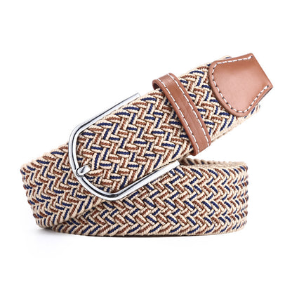 Elastic Woven Belt Buckle Design - Flexible Comfort