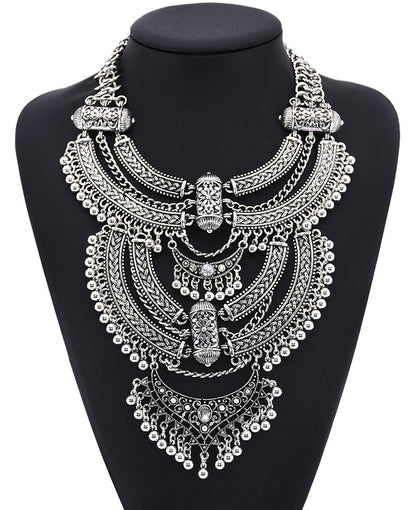 Alloy Diamond Short Necklace Crystal Necklace