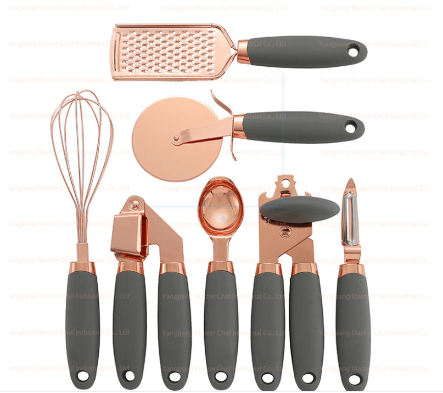 Kitchen Household Peeler Gadget Copper Plating Set