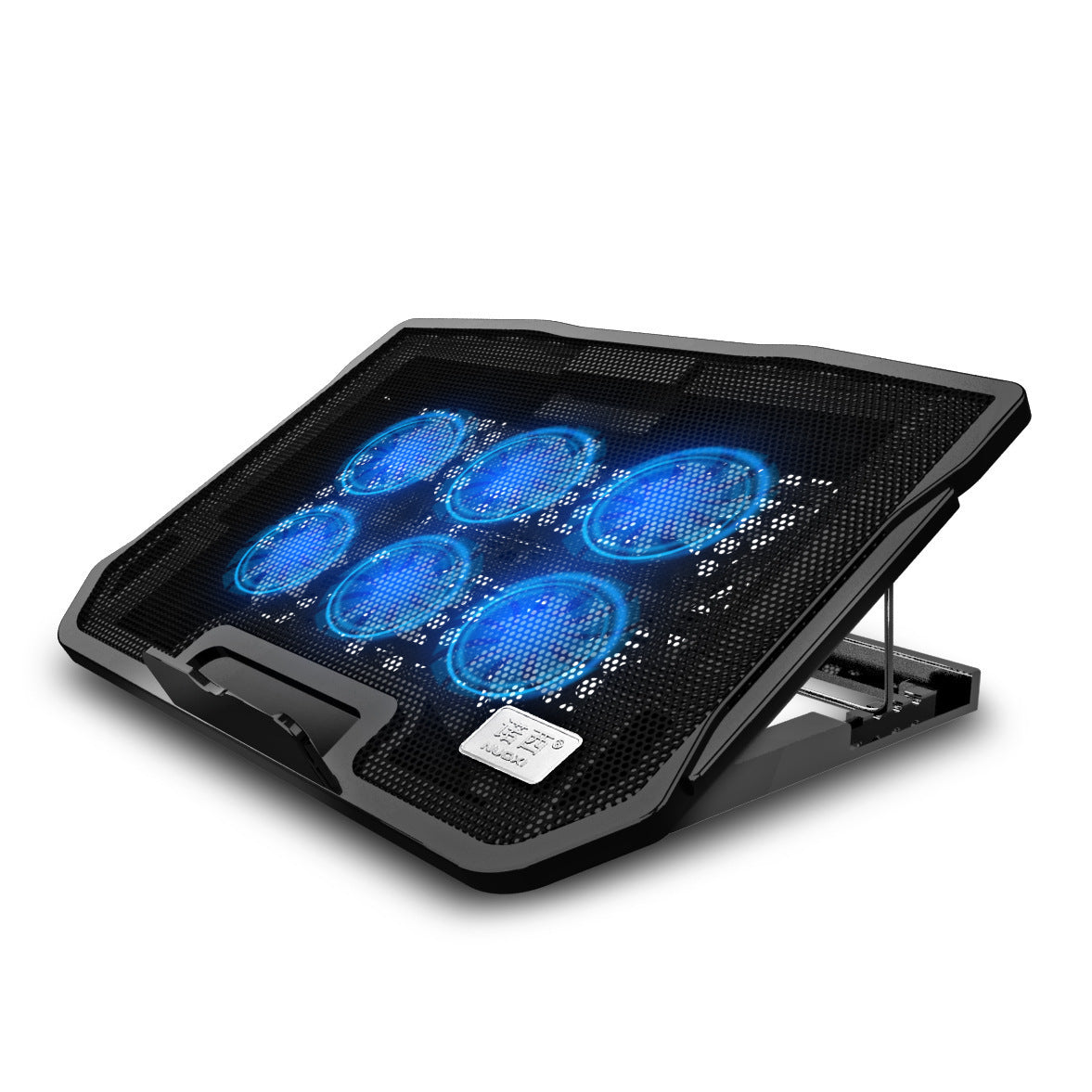 Notebook Cooler With 6 High-speed Fans Non-slip Adjustable Wind Speed Cooling Pad