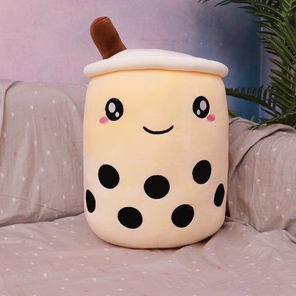 Pearl milk tea cup pillow