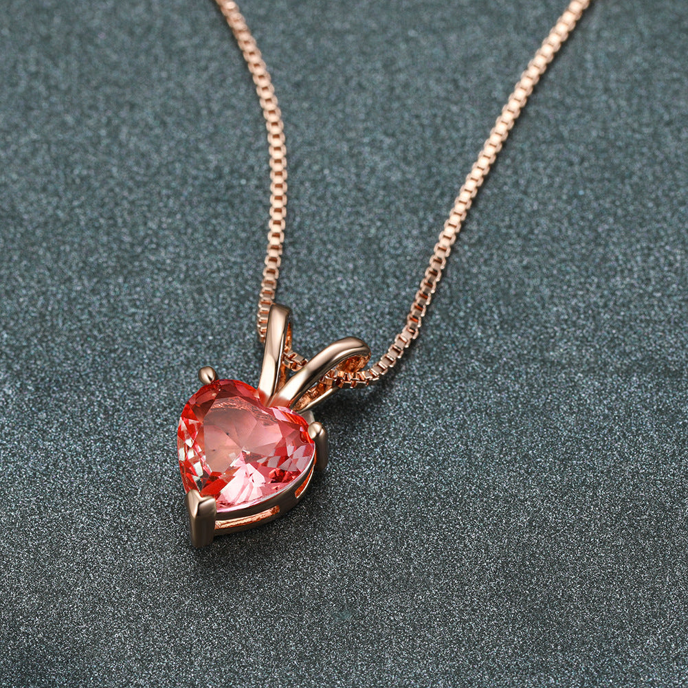 Bijoux Amour Tourmaline Pierre Collier Femme